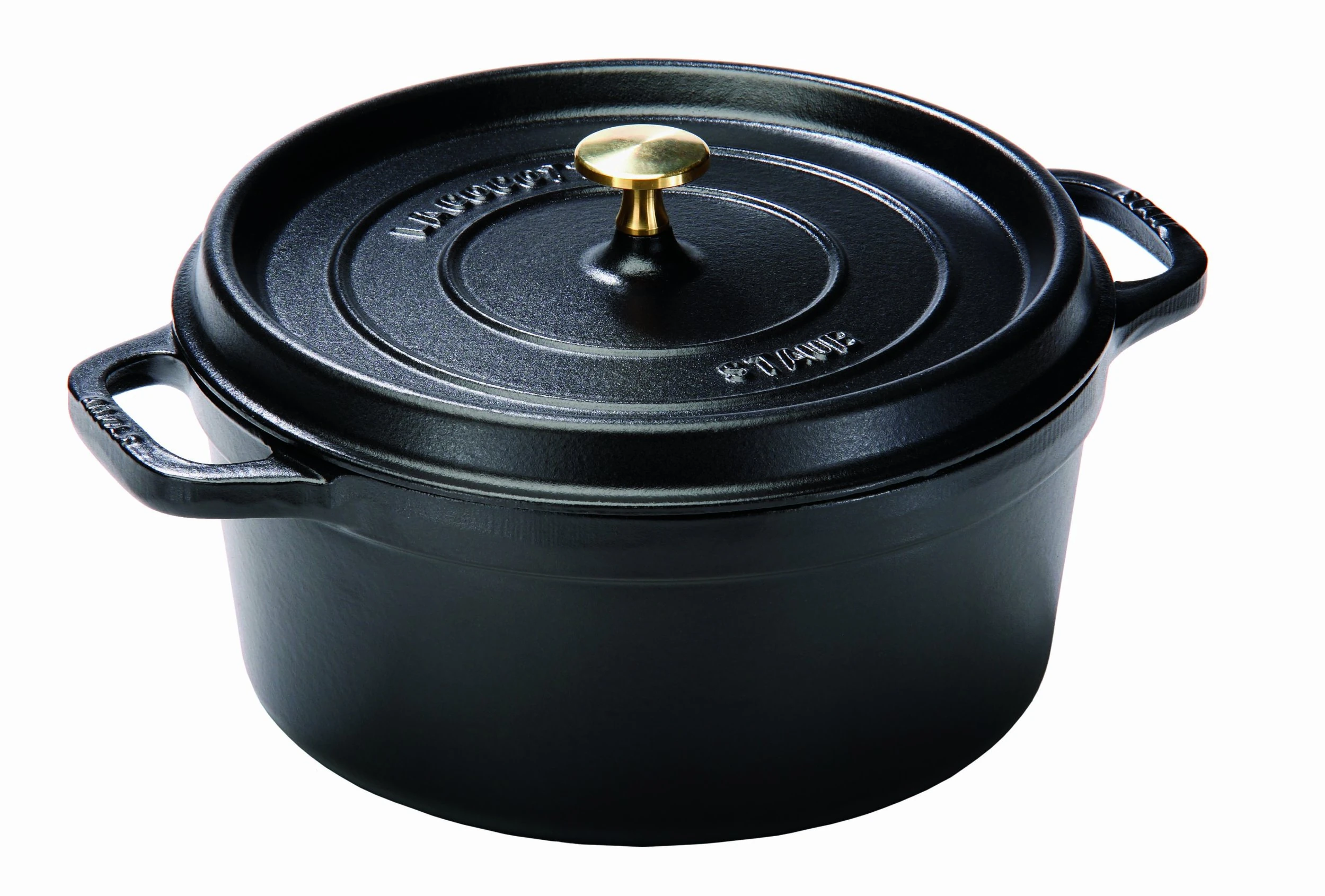 Staub 2.25-Quart Round Cocotte, Black Matte