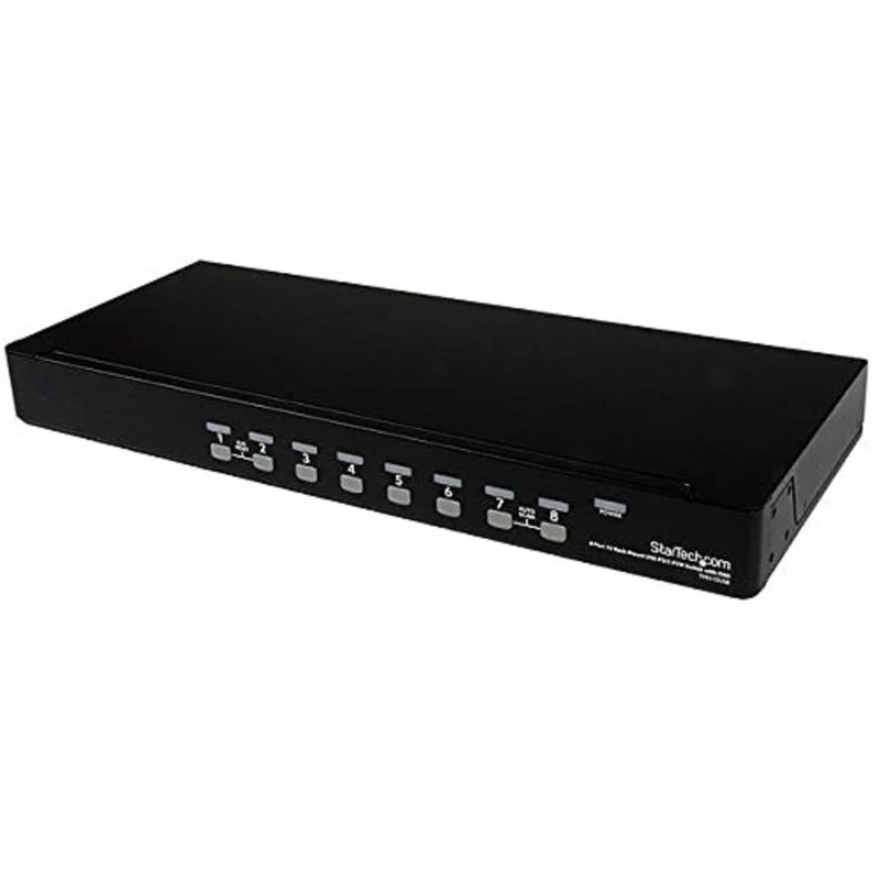 STARTECH.COM SV831DUSBGB 8 Port 1U Rackmount USB PS/2 KVM Switch with OSD