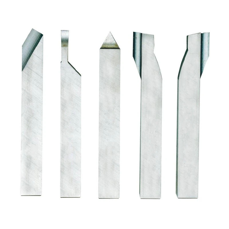 Proxxon 24530 High Quality Cobalt HSS Turning Tools 8 x 80 mm Grey, Navy Blue