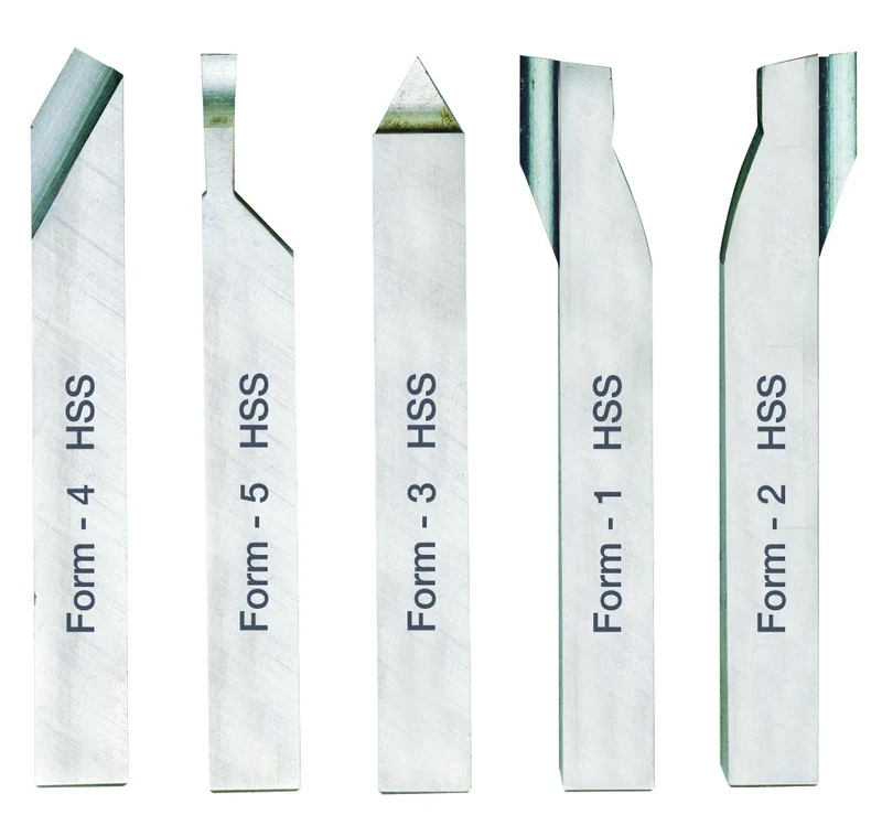 PROXXON 24550 Cutting tools five piece set 10x10 length 80mm