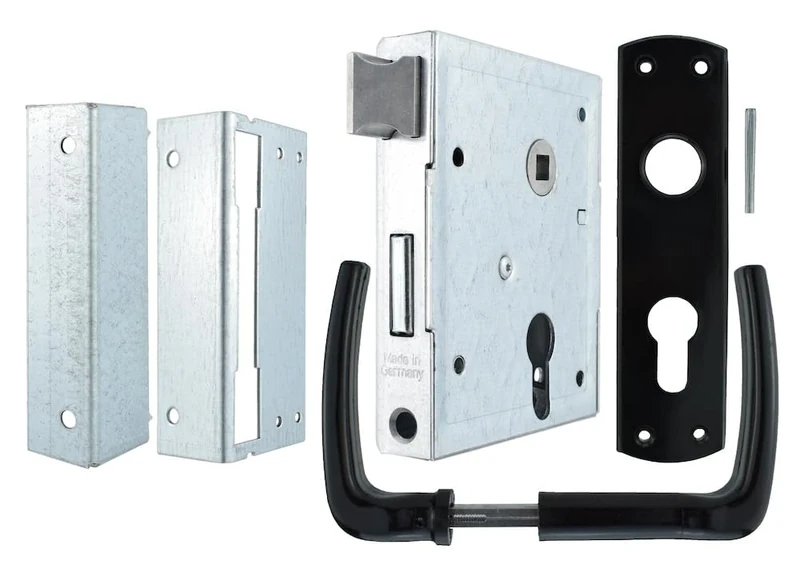 Unbekannt Basi 9900-0003 Butt Press Lock Silver, Multi-Coloured - Image 1
