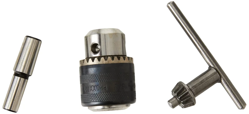 Proxxon 24110 Drill chuck for PF 230, capacity to 13/32" (10 mm) , Silver
