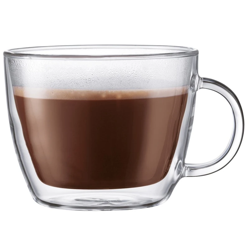 Bistro 0.45 Litre 15 oz 2-Piece Double Wall Cafe Latte Cup,10608-10