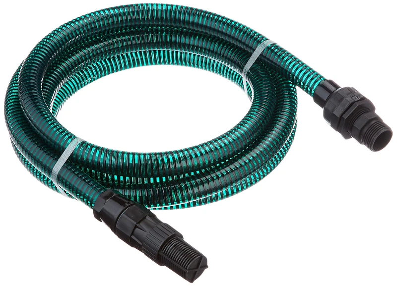 AL-KO 110005 Suction Hose 3/4 inch, 4 m, Includes a Threaded Nipple 1 inch, Strainer and Back-Flow Valve