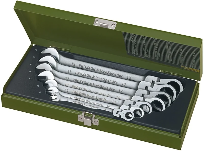 Proxxon 23068 7-Piece Micro-Combispeeder Set with Joint 8 to 19 mm