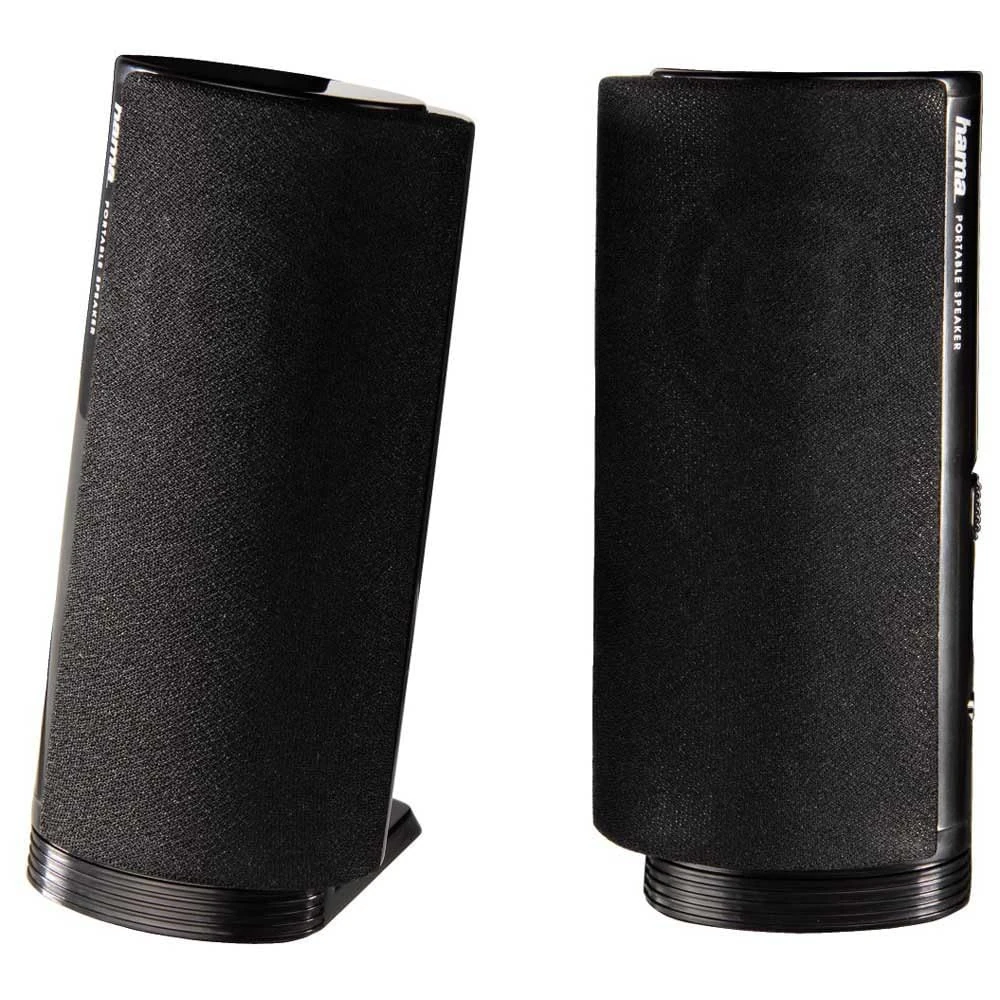 Hama E 80 Active PC Speaker | Active Speakers for Computers and Notebooks | Black