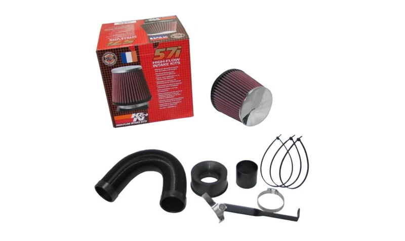 K&N 57-0663 Washable and Reusable Car Performance Intake Kit