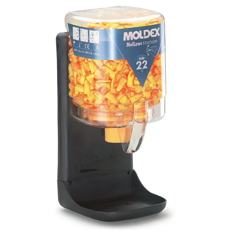 Moldex 762501 Mellows Earplugs Station, Pack of 250,Orange,14.5 x 14.5 x 23 centimetres