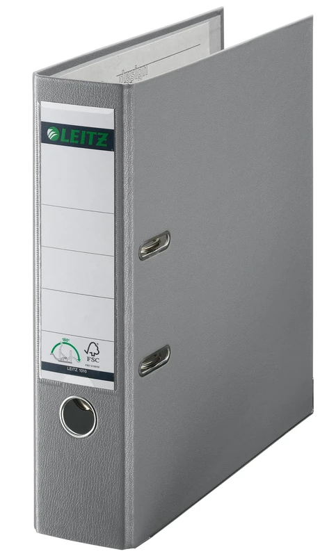 Leitz 180 Degrees Lever Arch Files A4 80mm Grey - Pack of 10