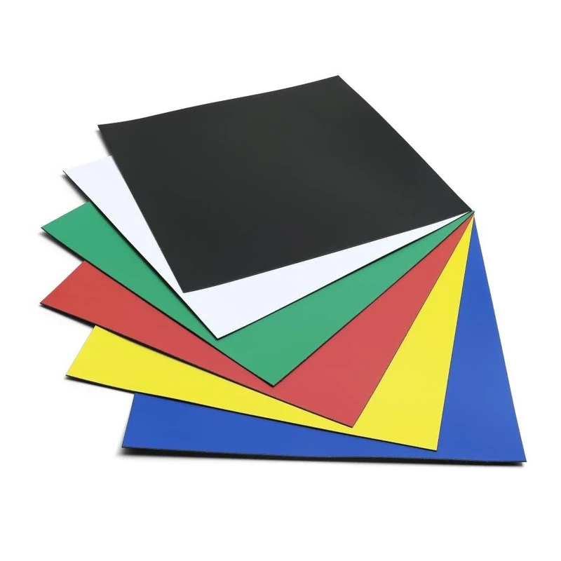 Nobo Magnetic Squares, Pack of 6, Assorted Colours, 150 x 150 mm, 1901104, Black, Blue, Green, Red, White, Yellow