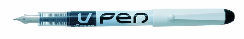 Pilot V Pen Disposable Fountain Pen - Black, Box of 12 - Image 1