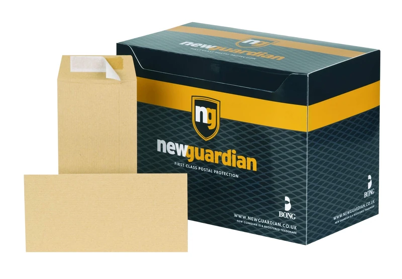 New Guardian Envelopes Heavyweight Pocket Peel and Seal Manilla DL [Pack of 500]