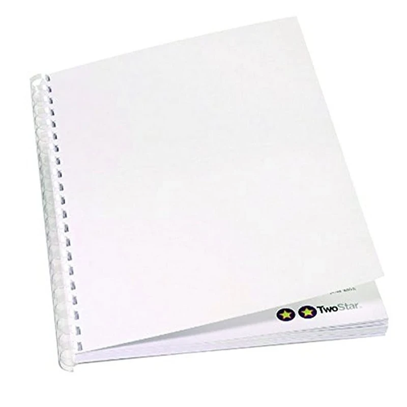 GBC 220 GSM A4 Traditional Binding Covers - White (100 Pack)