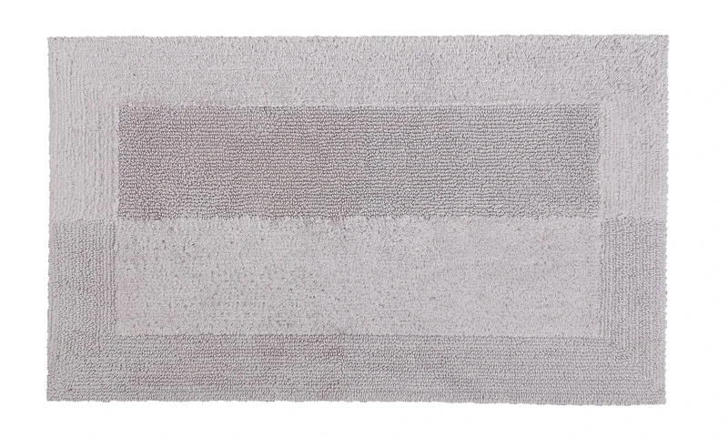 Kleine Wolke 60 x 100 cm Havanna Bath Rug, Silver/Grey