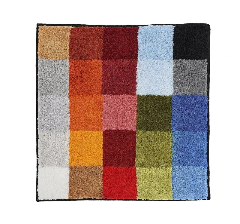 Kleine Wolke "Cubetto Bath Mat, Multi-Colour, 60 x 60 cm