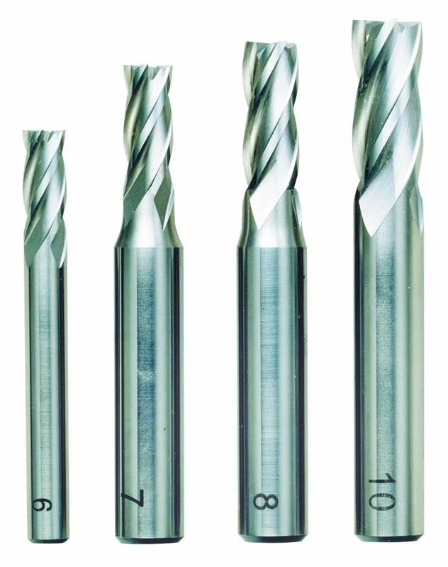 Proxxon 24620 6, 7, 8 and 10mm Milling Cutter Set, 4-Piece