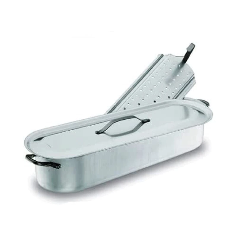 Lacor-20470-FISH Kettle with Grill 70 CMS. Chef-ALU