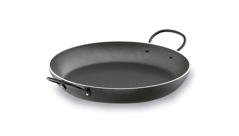 Lacor-23736-ROUND Dish Robust 36 CM.Alum.Non-Stick