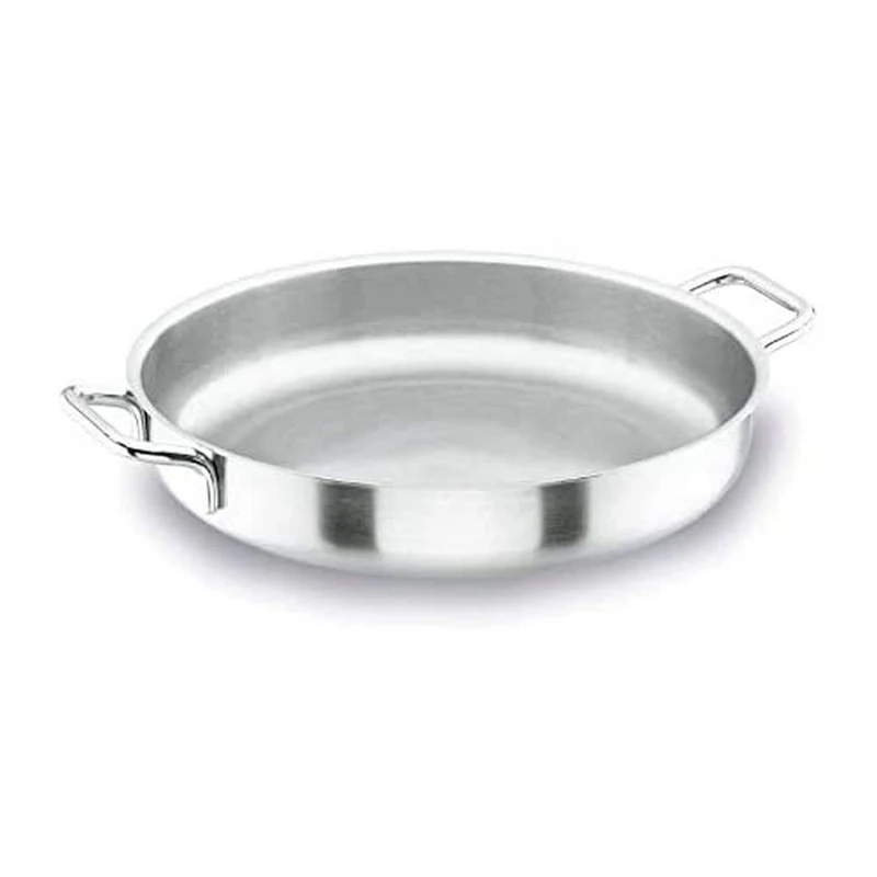 Lacor-50636W-ROUND Dish W/O LID Wagner 36 CMS.