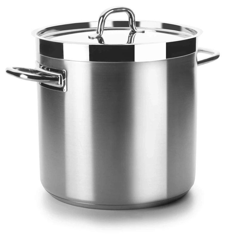 Lacor 54128S Chef Luxe Stock Pot without Lid, 28 cm, Silver
