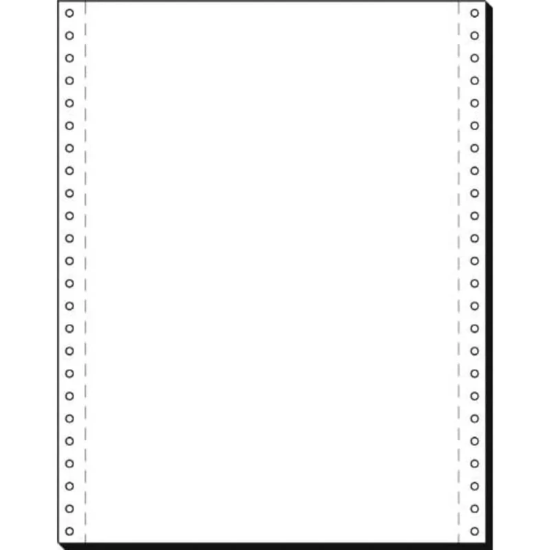 SIGEL 12249 Listing Paper, 12" x 240 mm, 1-part, 60 gsm, vp's, blank, 2000 sheets