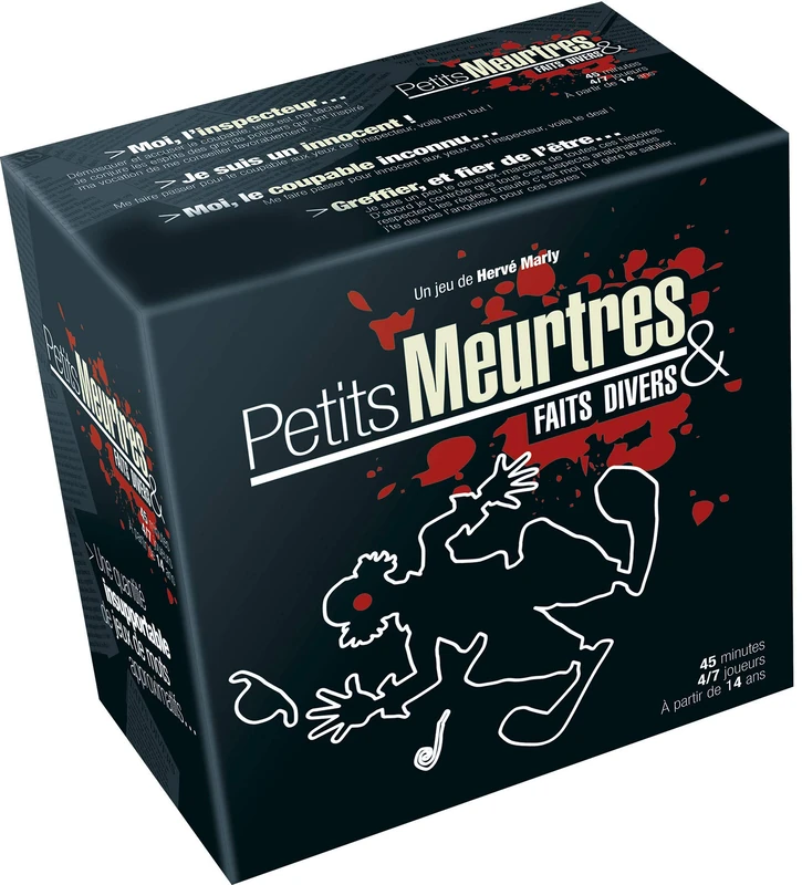 Asmodee - PMFD01 - Petits Meurtres et Faits Divers Board Game