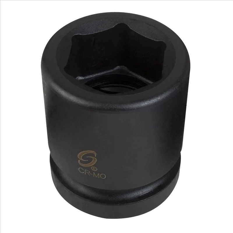 Sunex 5100 1" Drive Standard 6 Point Impact Socket 3-1/8"