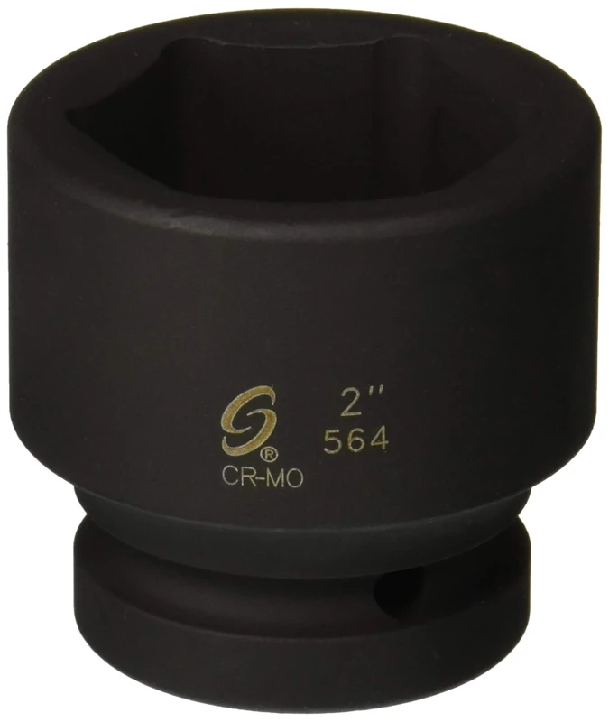 Sunex 564 1'' Drive Standard 6 Point Impact Socket 2''