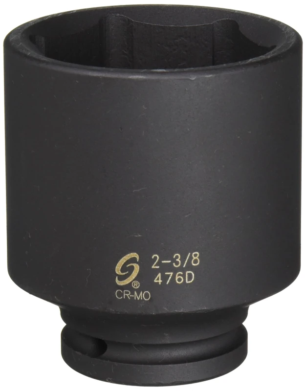 SUNEX Tools 476D 3/4" Drive Deep 6 Point Impact Socket 2-3/8"