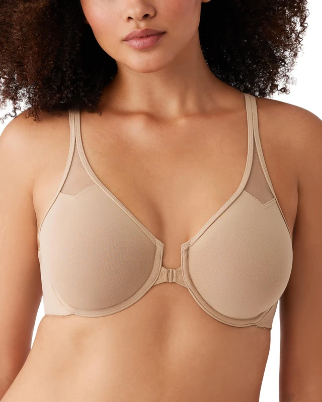 Wacoal Women's Front Close T-Back Bra - - 34DD Toast - Image 1