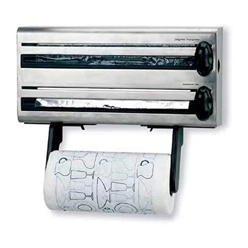 Lacor-60701-MULTIROLL Dispenser for Kitchen ST.Steel