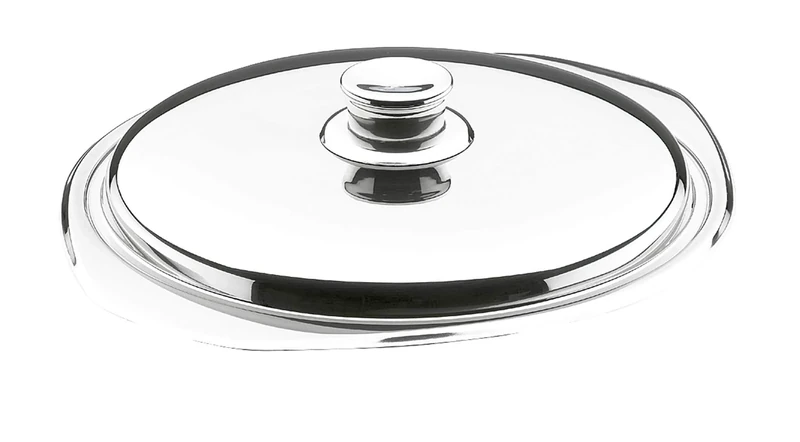 Lacor 60928 Lid for Soup Tureen, One Size, 28 cm, Silver