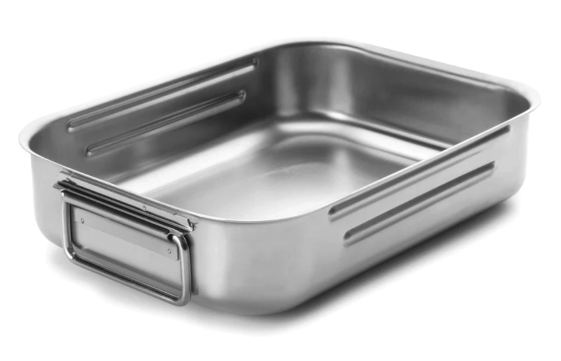 Lacor-62545A-18/10 ST.ST.ROASTER MOVING HANDLES 45x32