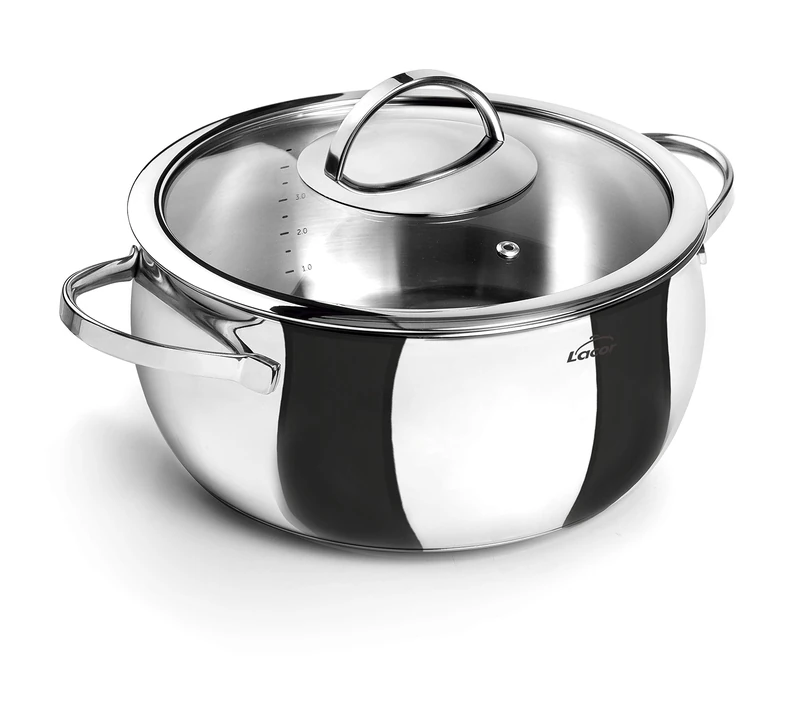 Lacor-79016-CASSEROLE with Cover Belly 16CM