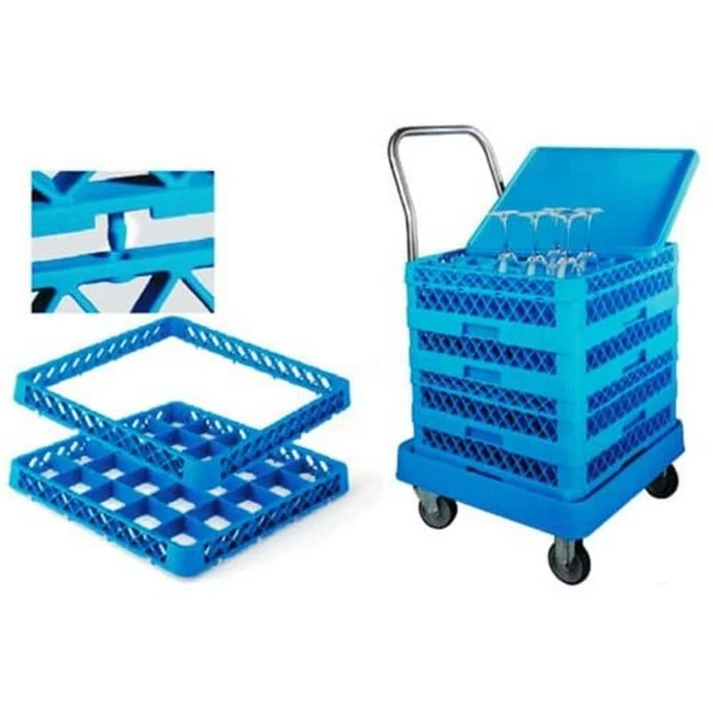Lacor-69211-TROLLEY for Racks with Handle