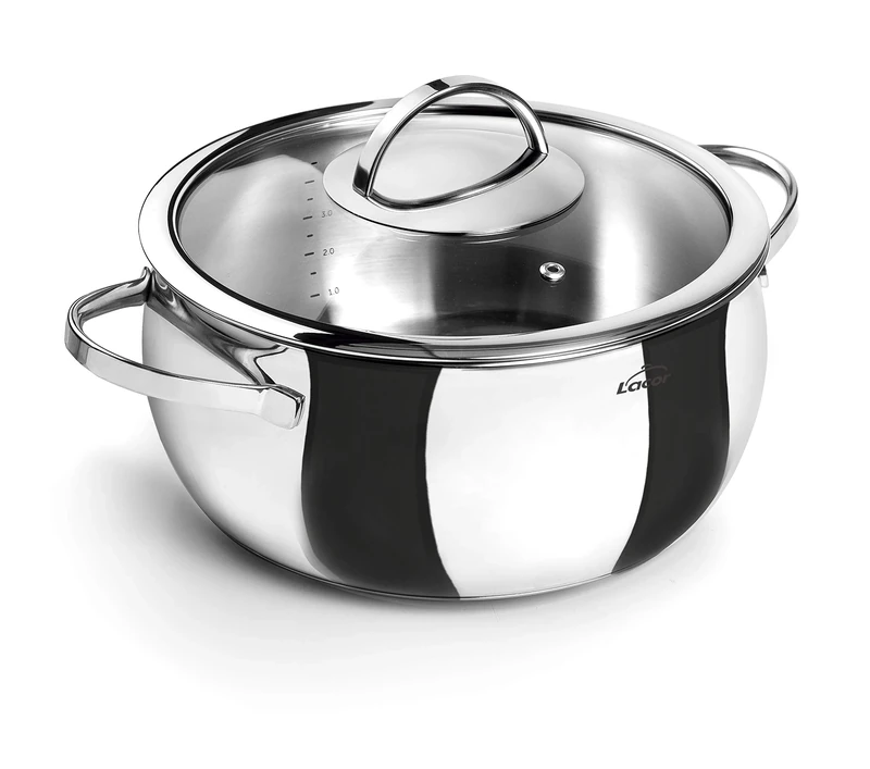 Lacor-79020-CASSEROLE with Cover Belly 20 CM.