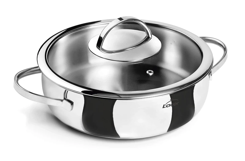 Lacor-79624-ROUND Dish with Cover Belly 24 CM.