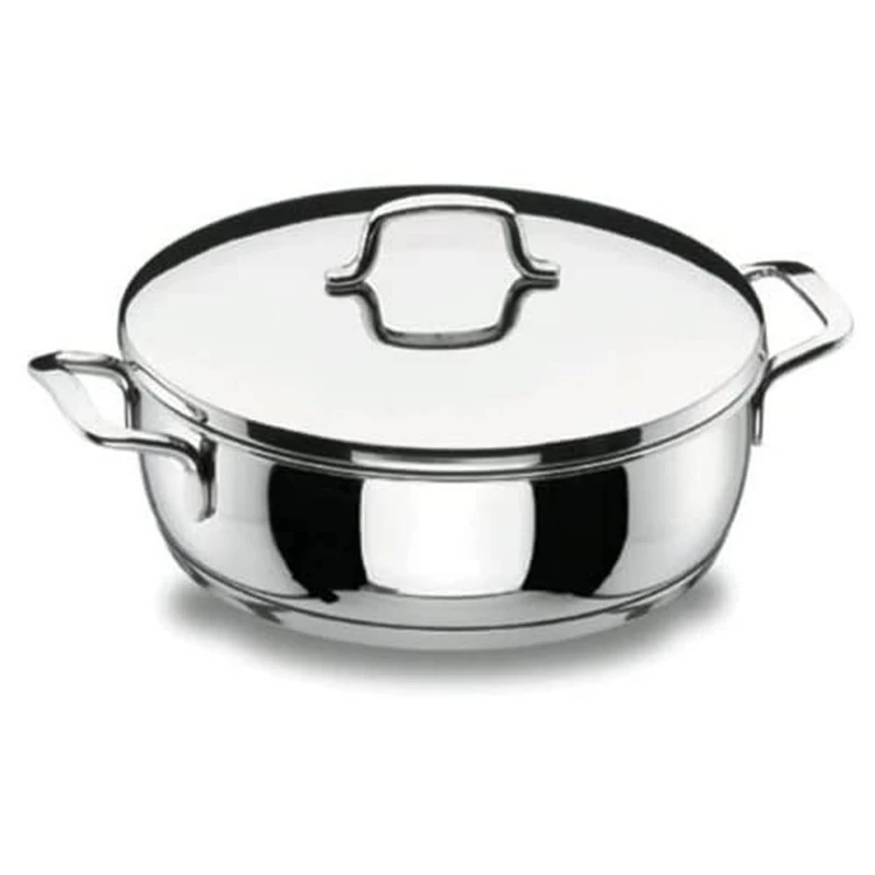 Lacor 90628-ROUND Gourmet 28cm Stainless Steel Dish