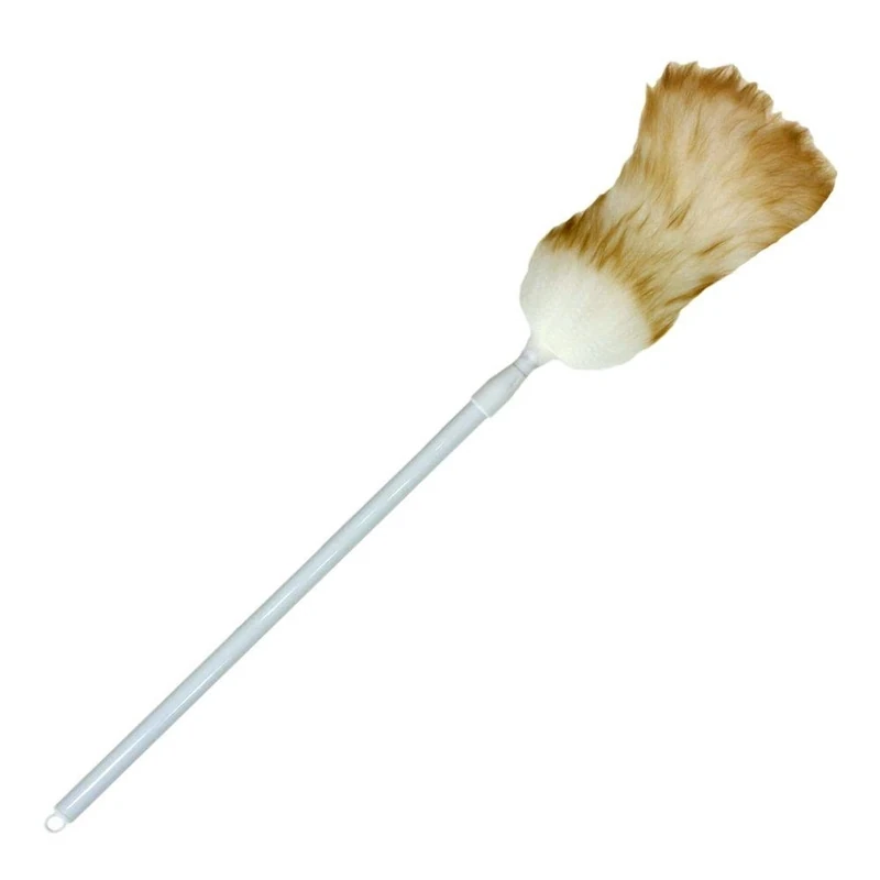 Unger 961420C 43 in. White and Brown, Extending Lambs Wool Duster - Image 1