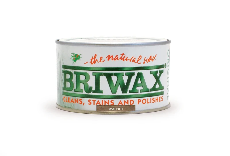 Briwax Original Walnut 400g - Multi-Shade Wood Wax Polish | Ideal for Furniture Restoration & DIY Wood Projects