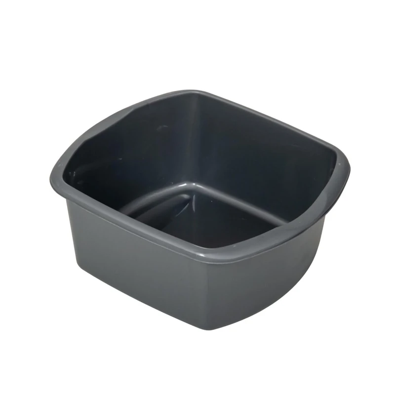 Addis 8 Litre Small Rectangular Bowl, Metallic Silver, 8L, 319251