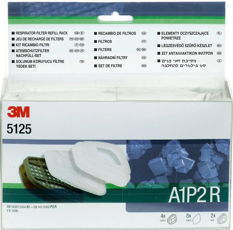 3M Particulate Filter, A1P2R, 5125 - Image 1