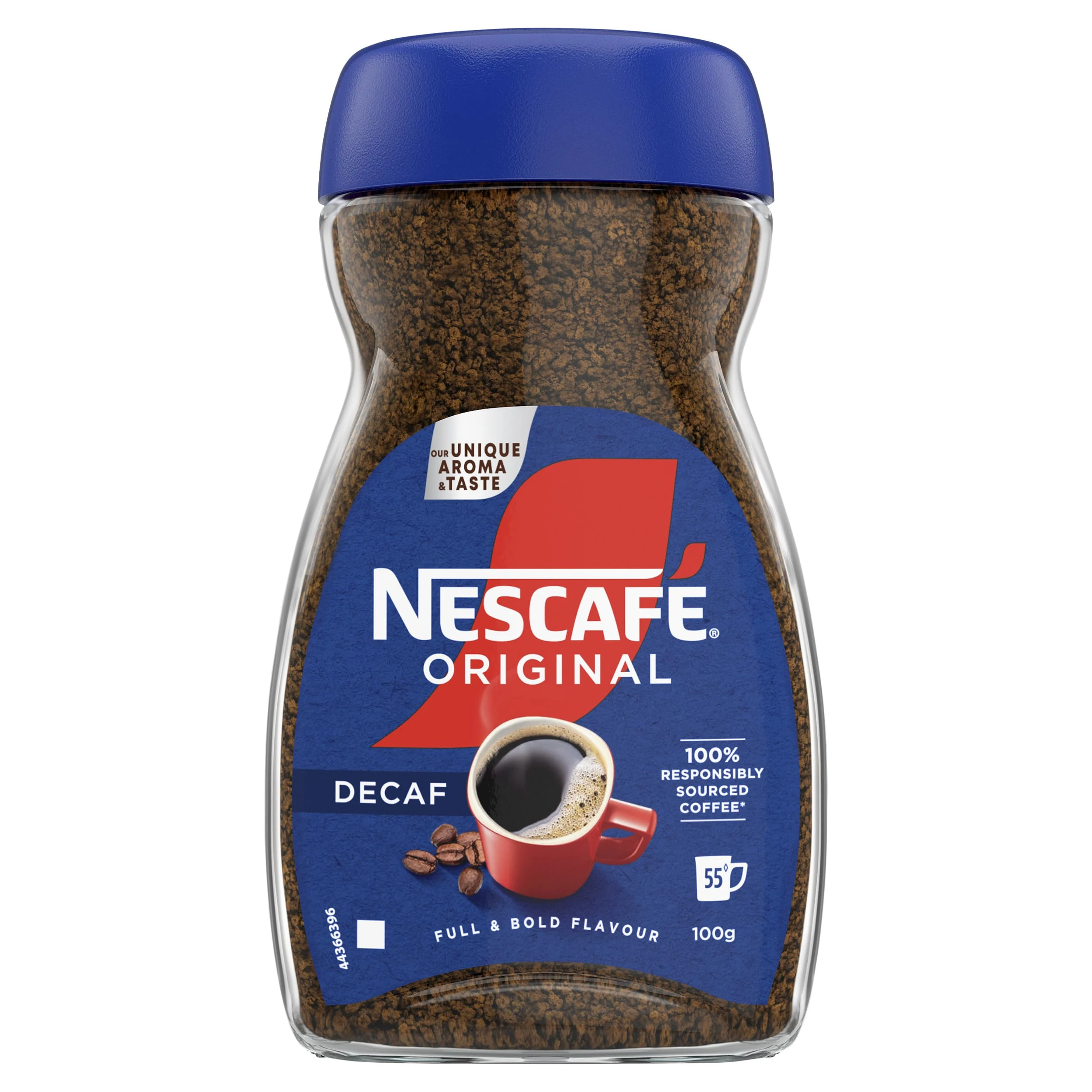 NESCAFÉ Original Decaf Instant Coffee 100g, Rich Aroma, Full and Bold Flavour (Pack of 6)