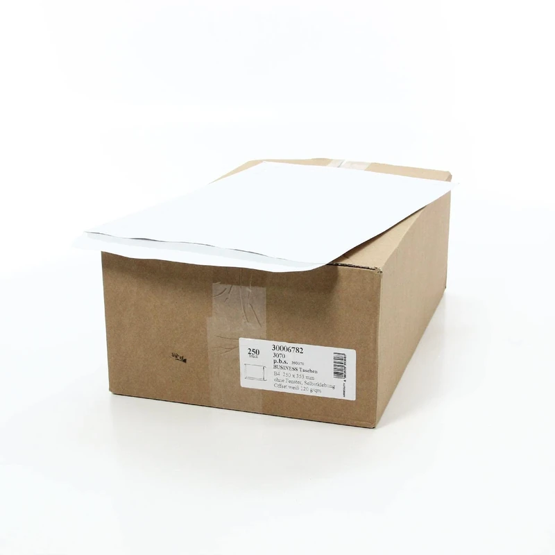 Mailmedia 393070 Envelope B4 Without Windows Press Seal