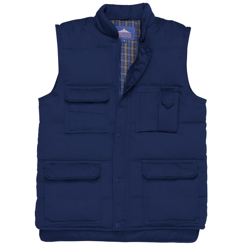 Portwest Shetland Bodywarmer, Size: M, Colour: Navy, S414NARM - Image 1