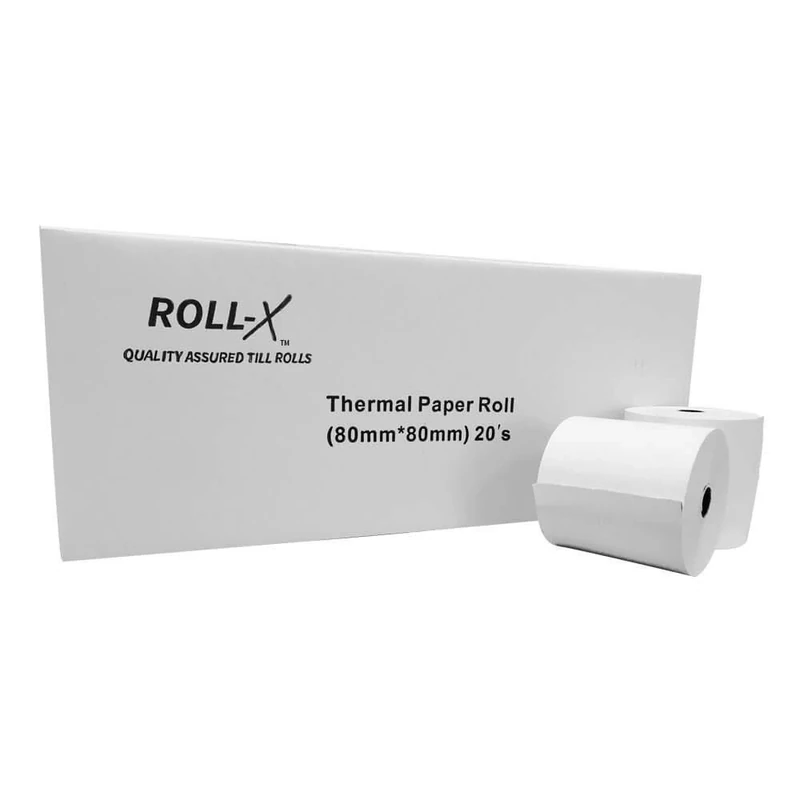 White Thermal Till Roll 80 mmx53 m (Pack of 20)