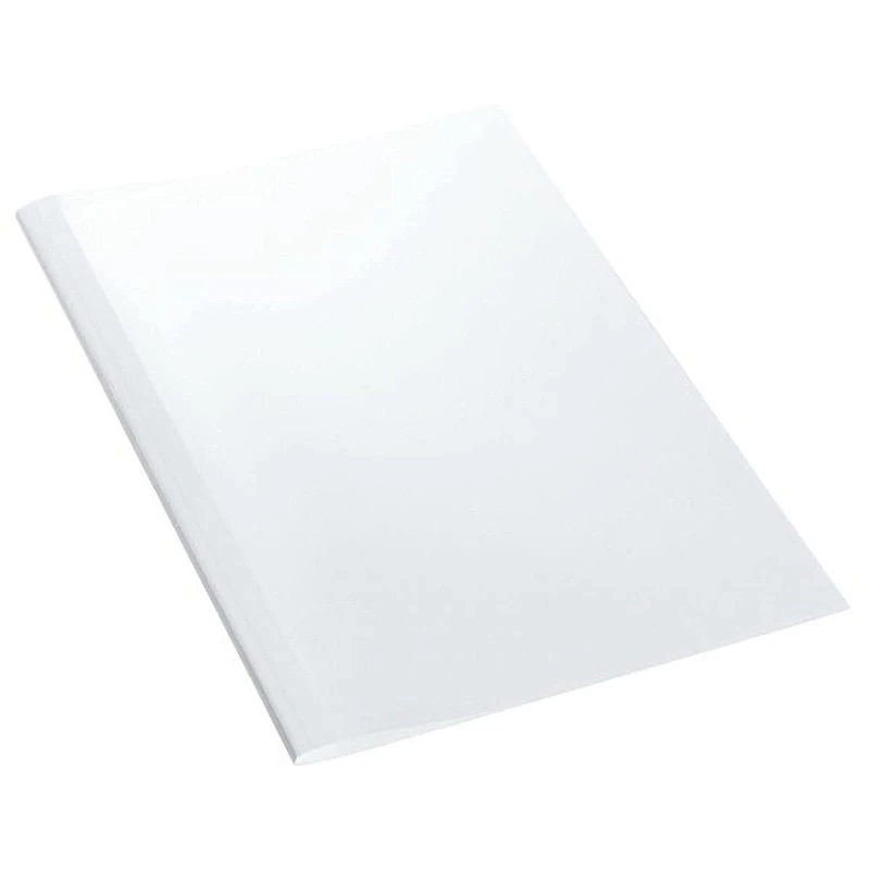 Leitz 177158 A4 Thermal Binding Covers, 1.5 mm (15 Sheet Capacity), White, Pack of 100