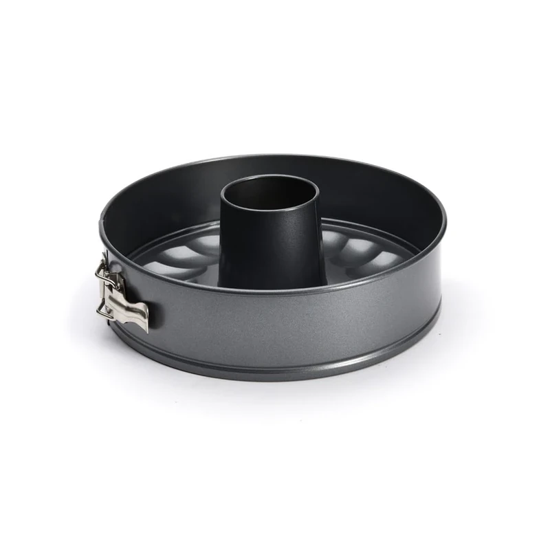 DE BUYER 4766.26 Collapsible Savarin/Manqué Cake Tin with Hinge - Coated Steel Height: 7cm. Diameter: 26cm.