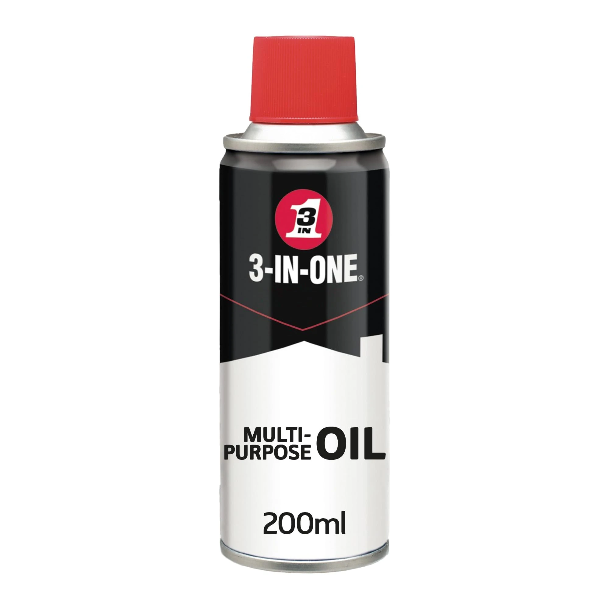 3-IN-ONE 200ml Multi Use Aerosol - Lubricates Moving Parts, Cleans & Protects, Prevents Rust And Tarnish And Stops Squeaks
