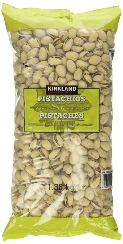 Kirkland Signature California Dry Roasted in-Shell Pistachios, 1.36 kg